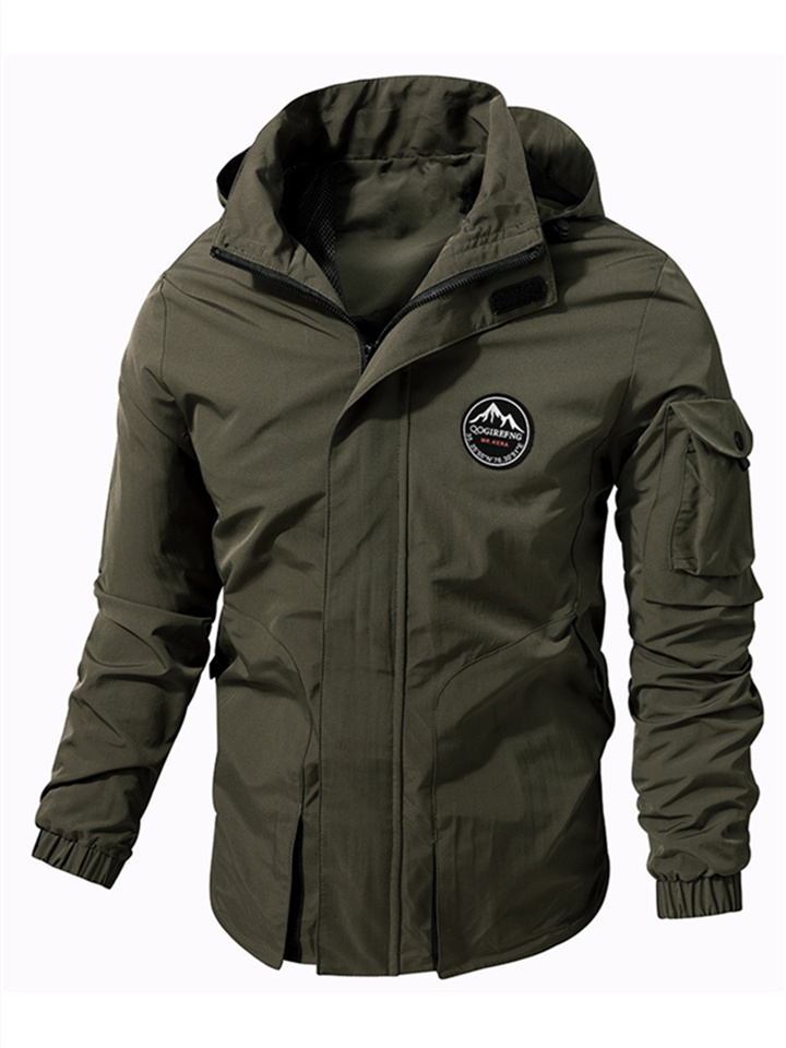 Men's Casual Loose Windproof Breathable Coat | 168DEAL