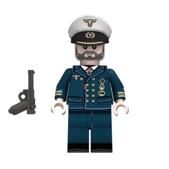 WW2 Military Oberleutnant zur See Custom Military Minifigure Minifigure Bricks monstertoys