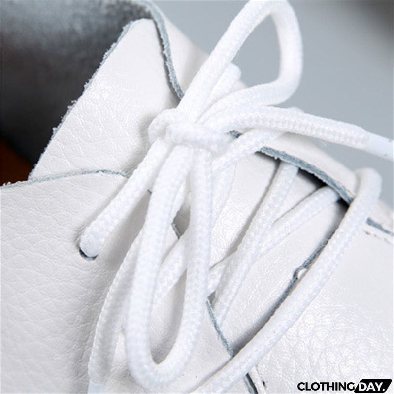 Solid Color Lightweight Round Toe Loafers