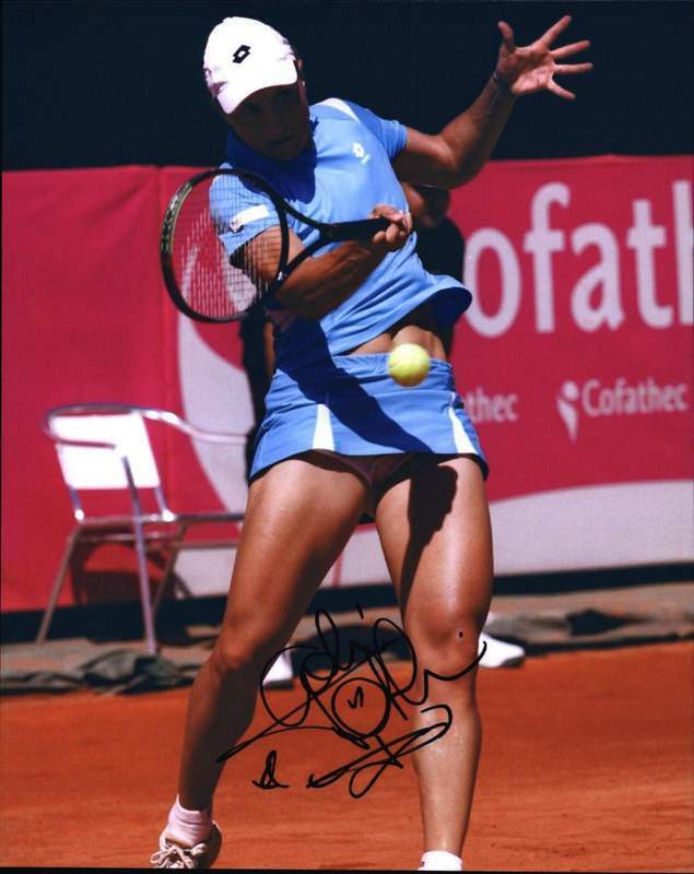 Tathiana Garbin signed tennis 8x10 Photo Poster painting W/Certificate Autographed (A0003)