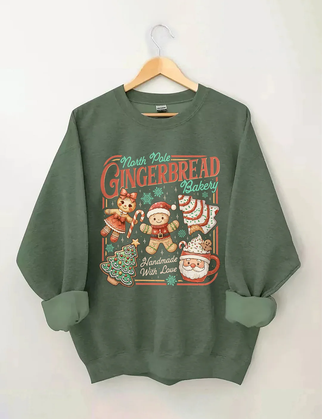 North Pole Gingerbread Sweatshirt