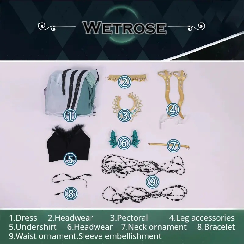 [Wetrose] In Stock Reverse: 1999 Hissabeth Serpentine Primavera Game Outfit Cosplay Costume 