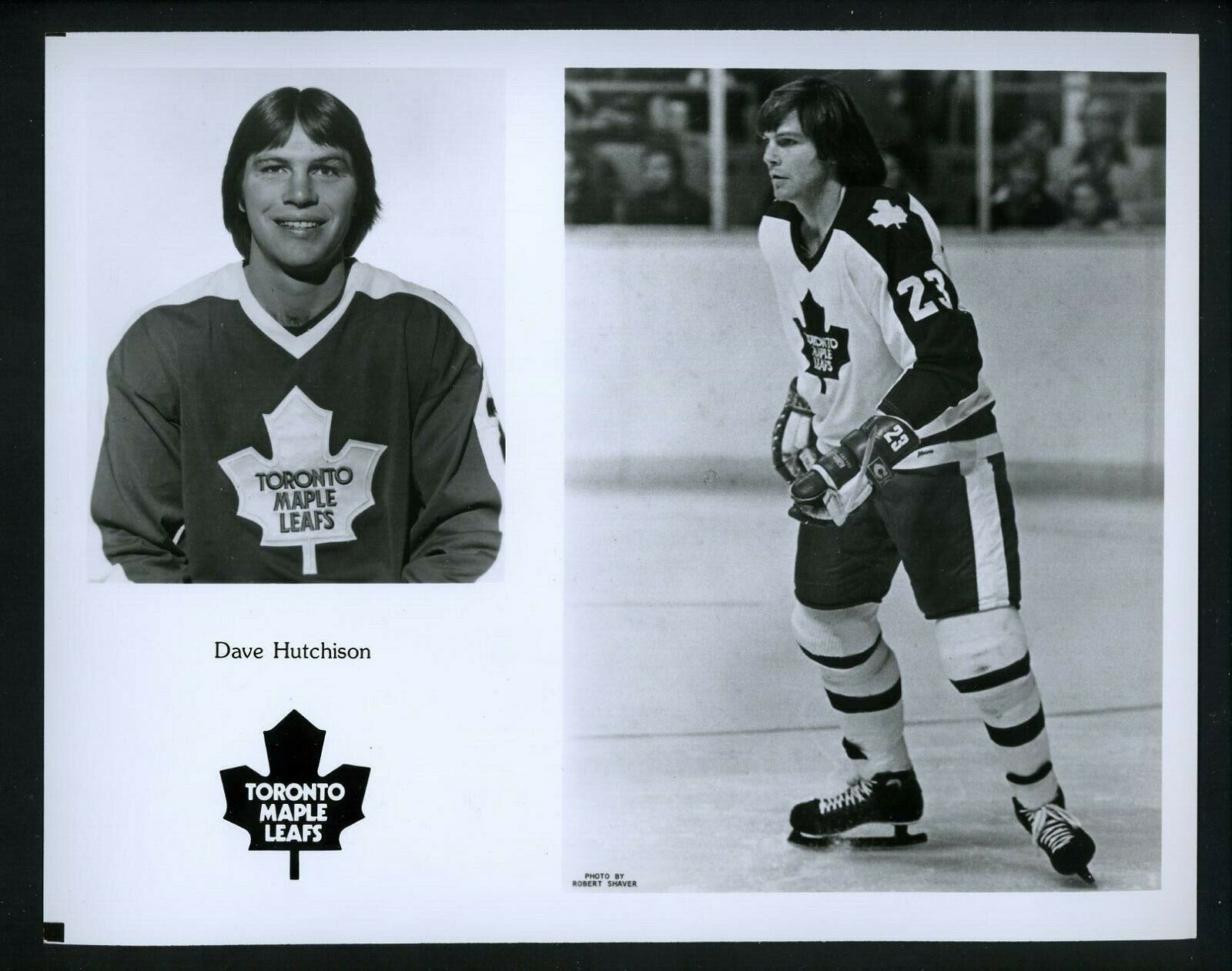 Dave Hutchison circa 1970's team issued Press Photo Poster painting Toronto Maple Leafs