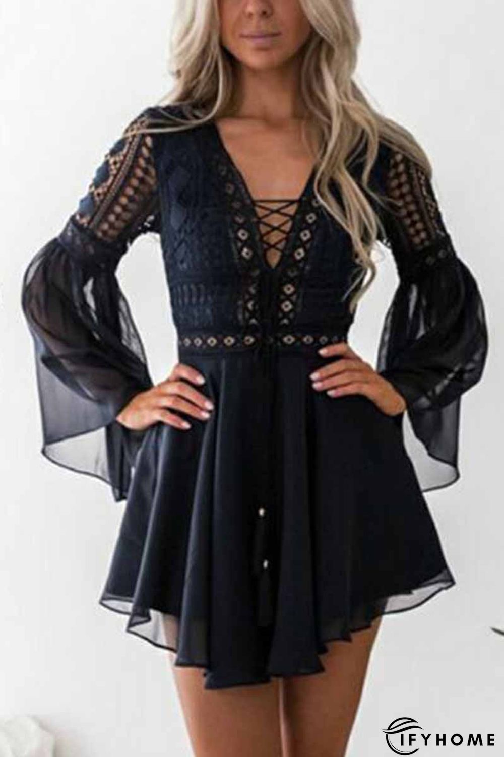 Lace Mini Dress (2 Colors ) | IFYHOME