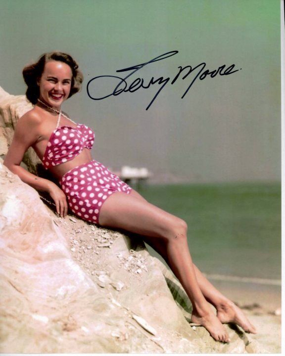 TERRY MOORE Signed Autographed Photo Poster painting