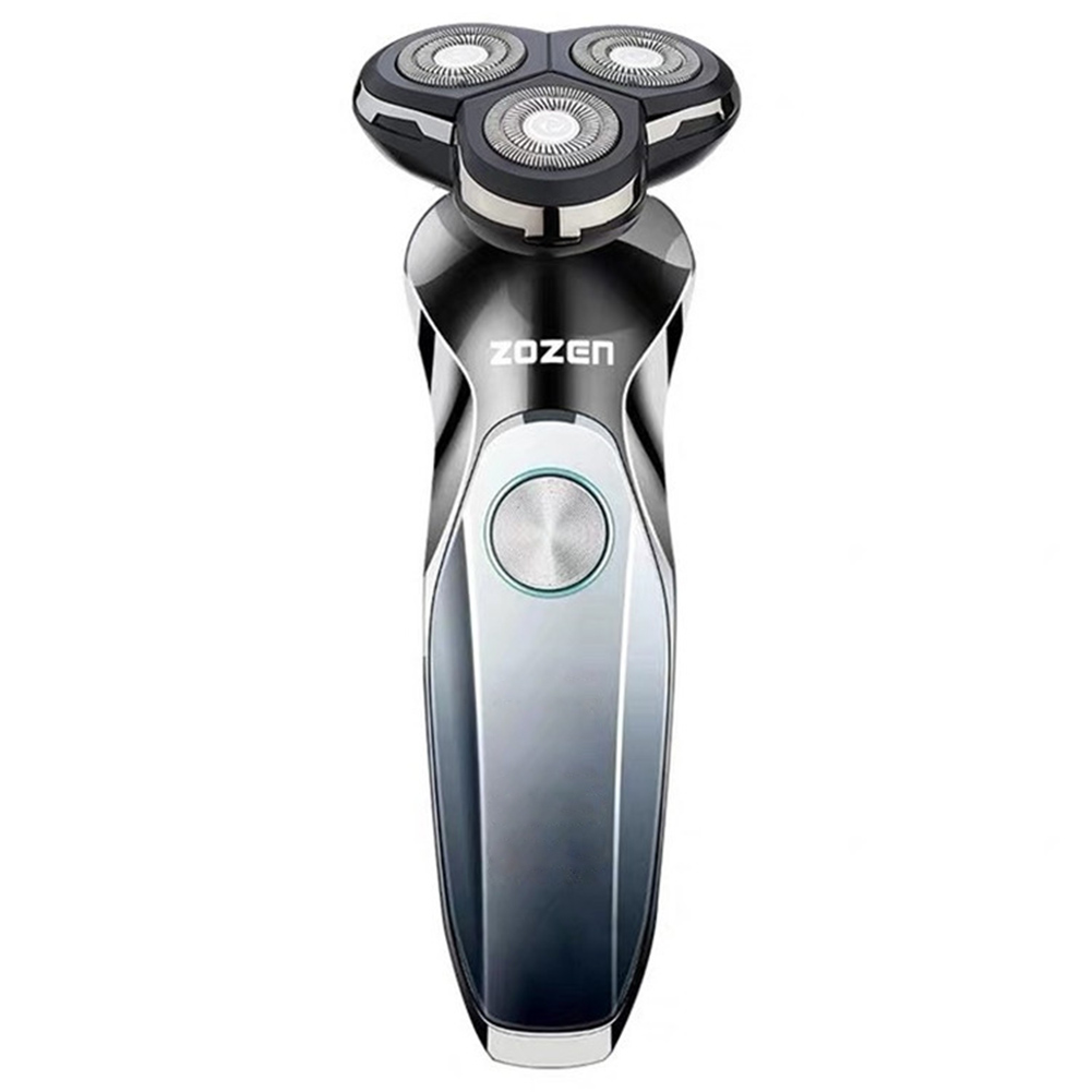 

Touch Open USB Waterproof Three-Head Electric Rotary Razor Men LED Shaver, 501 Original
