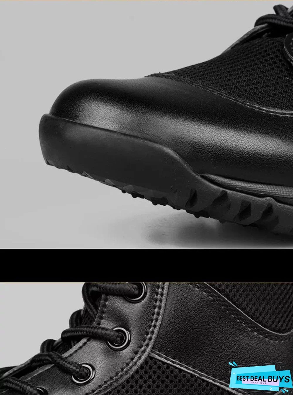 Fashion Men Military Boots Waterproof Breathable Leather Tactical Boots