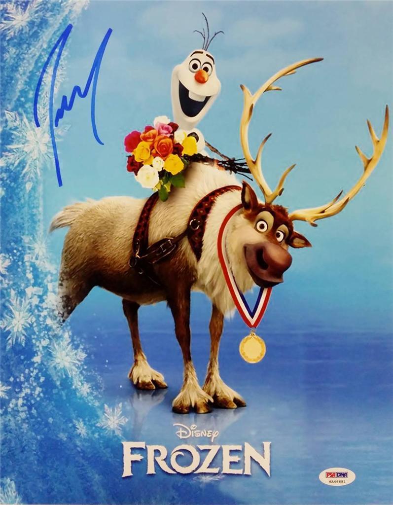 Josh Gad Olaf Signed Disney Frozen 11x14 Photo Poster painting ITP PSA Pic Proof G