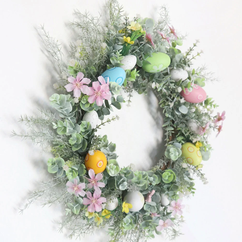 Easter Egg Decoration Simulation Plant Wreath