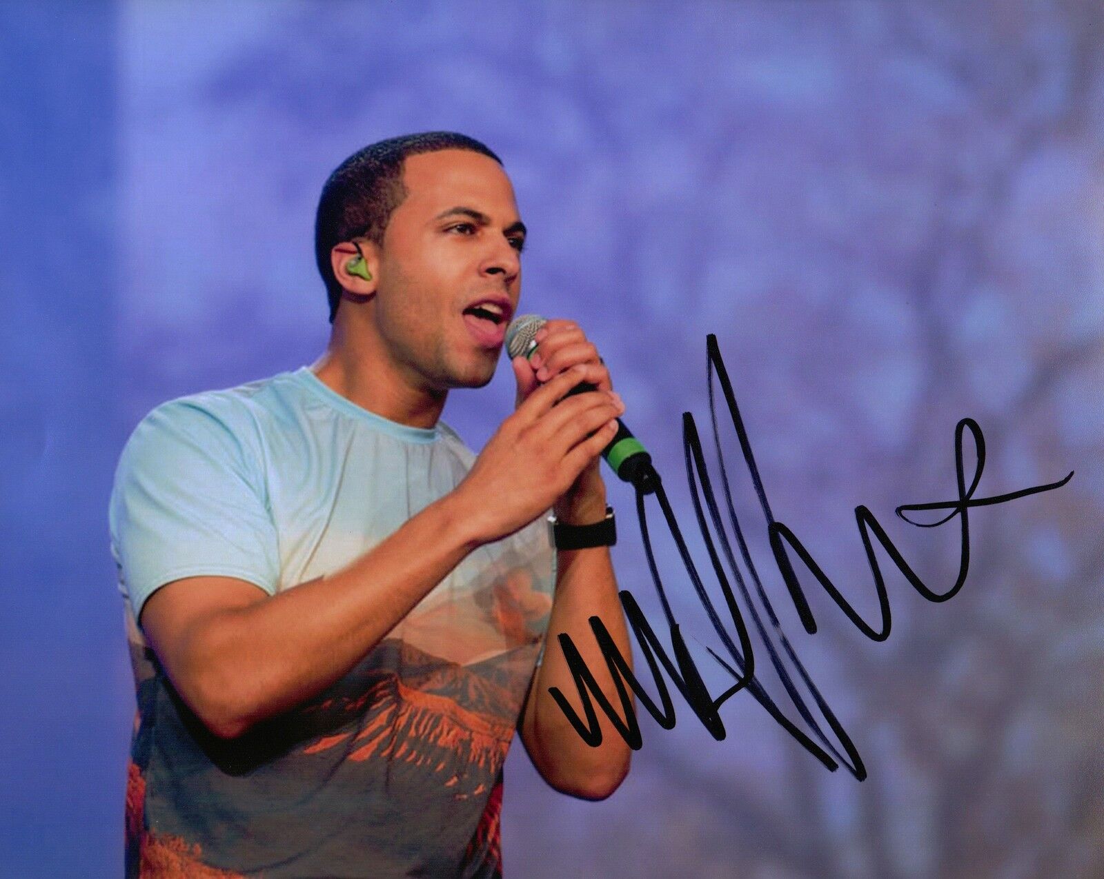 Marvin Humes Genuine Hand Signed 10x8 Photo Poster painting