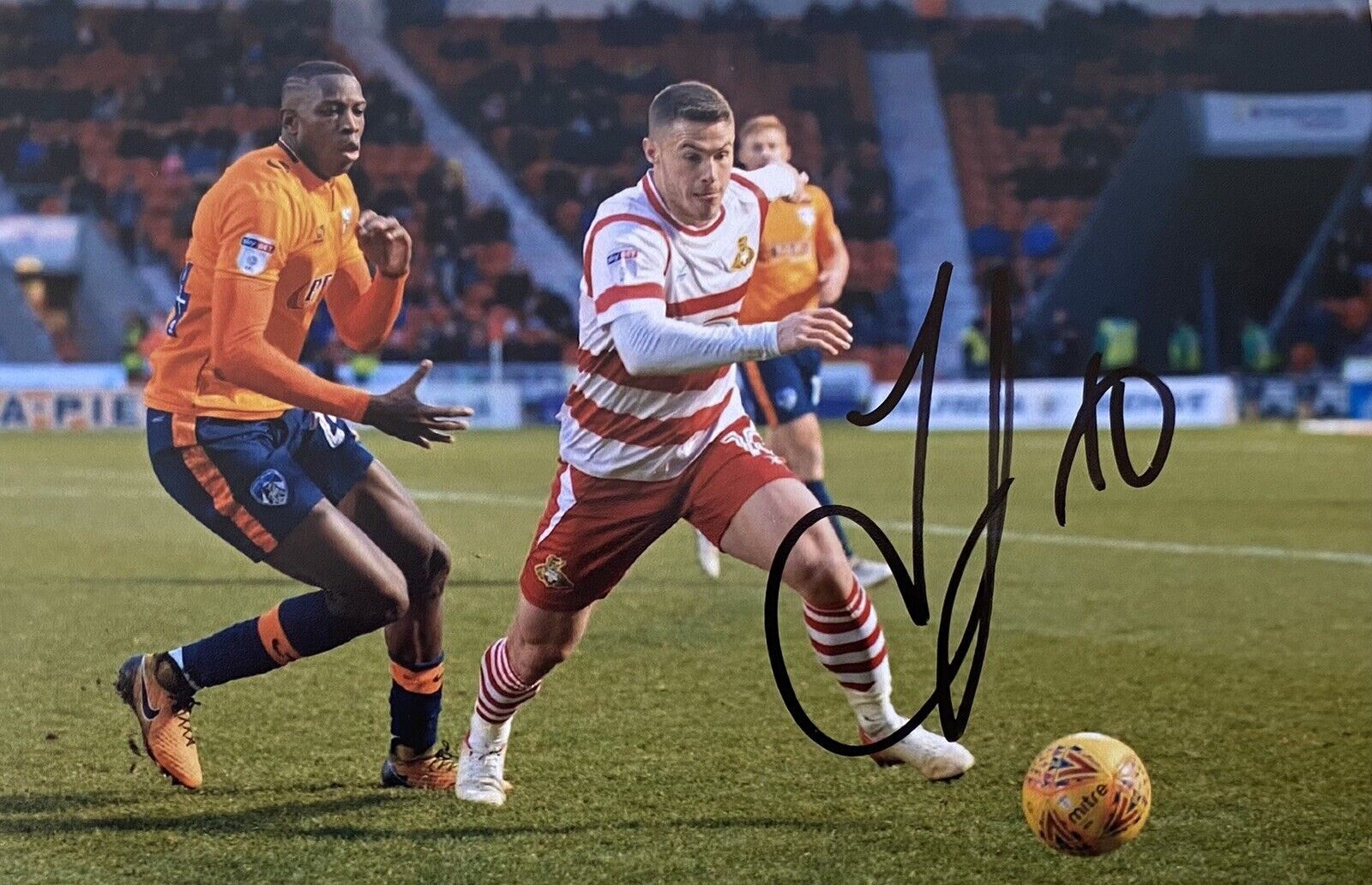 Tommy Rowe Genuine Hand Signed Doncaster Rovers 6X4 Photo Poster painting 2