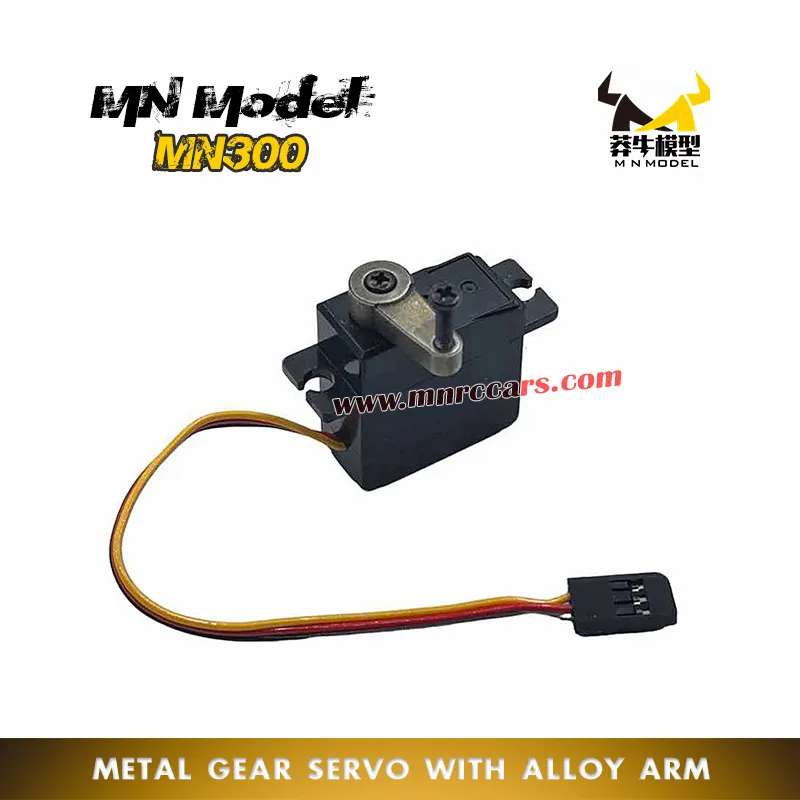 MN Model MN300 RC Car Parts Metal Gear Servo with 46T Alloy Servo Arm
