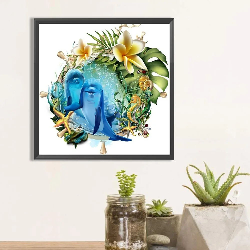 Full Round Diamond Painting 30*30cm - Underwater World