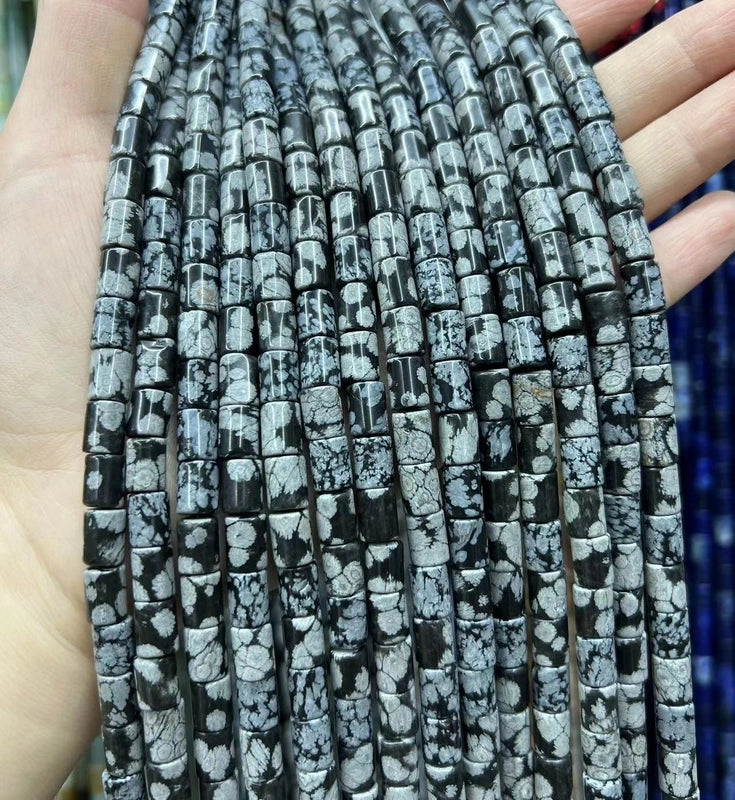 1 Set 6*8mm 1-1.5mm Natural Stone Crystal Agate Round Beads