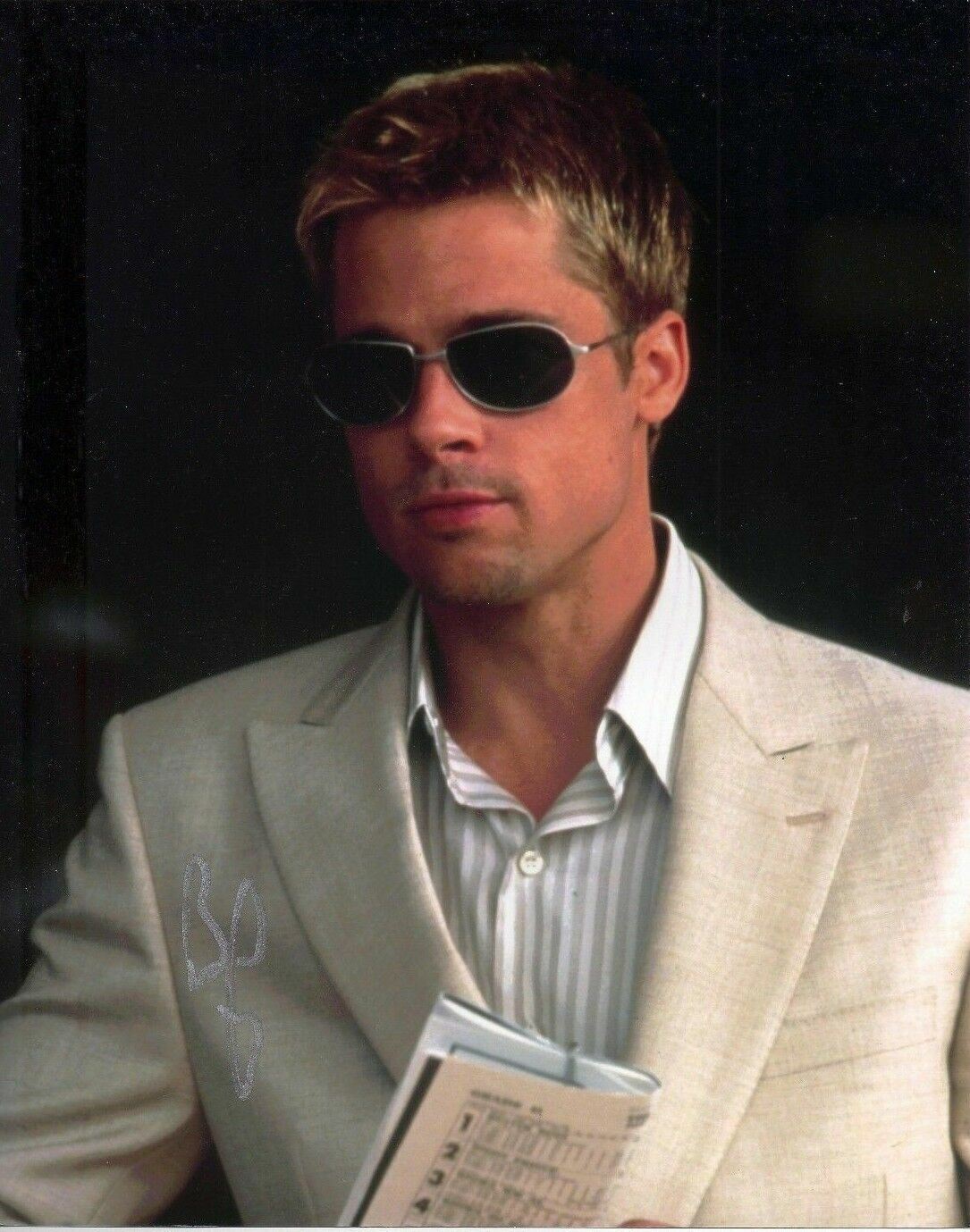 Brad Pitt Signed 10X8 Photo Poster painting Ocean's Eleven AFTAL COA (7334)