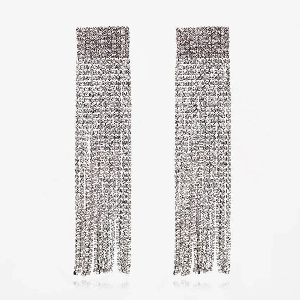 Dvacaman 2020 New Vintage Beaded Feldspar Drop Earrings for Women Boho Handmade Flower Rose Beads Tassel Earrings Dangle Jewelry