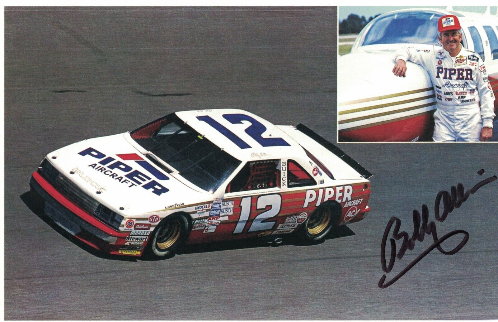 Bobby Allison Signed Autographed 8.5 x 5.5 Photo Poster painting Nascar Driver HOF A