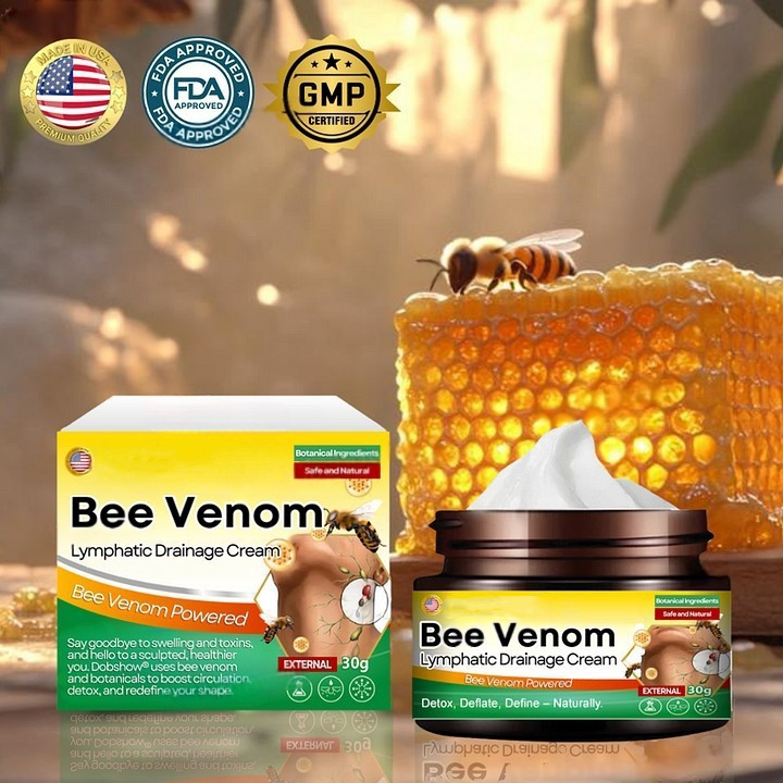 Last Day 50% Off✨Bee Venom Lymphatic Drainage Cream
