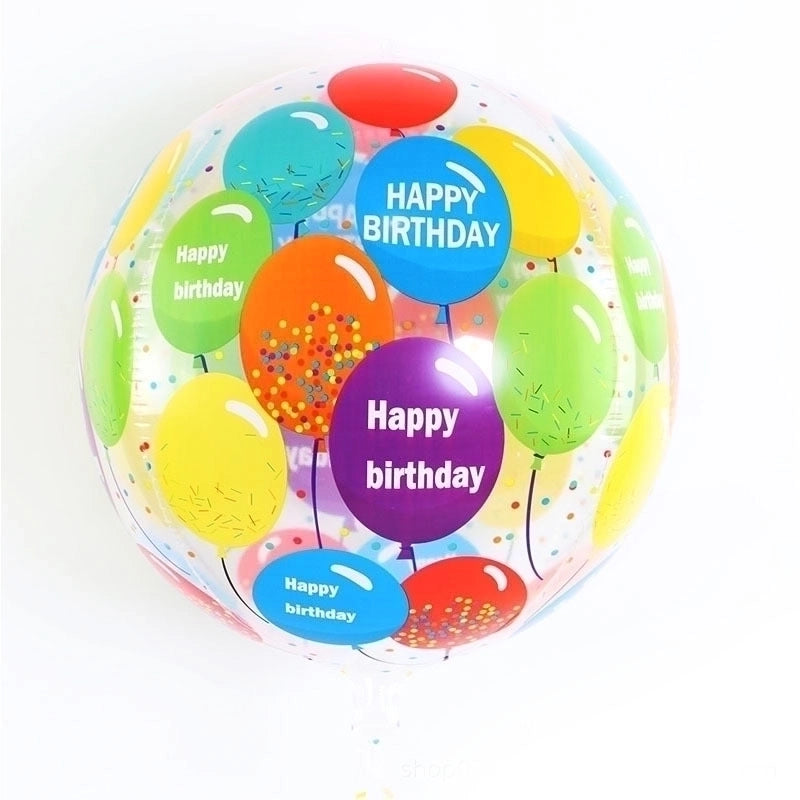 5 Pieces Birthday Letter Aluminum Film Party Balloon
