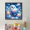 (Counted/Stamped)Flower Owl-11CT Cross Stitch 40*40cm/15.75*15.75in