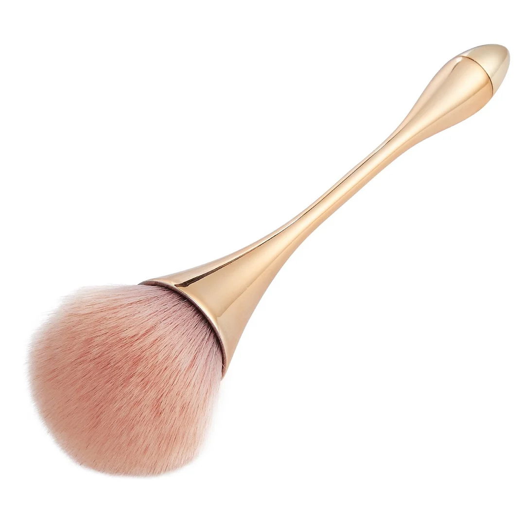 Kabuki Bronzer Makeup Brush for Large Coverage Loose Powder Bronzer Blush Blending Buffing 1Pcs