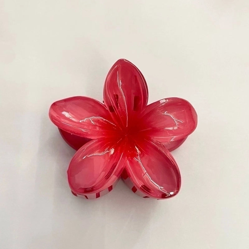 2 Pieces Women’s Sweet Flower Arylic Hair Claws