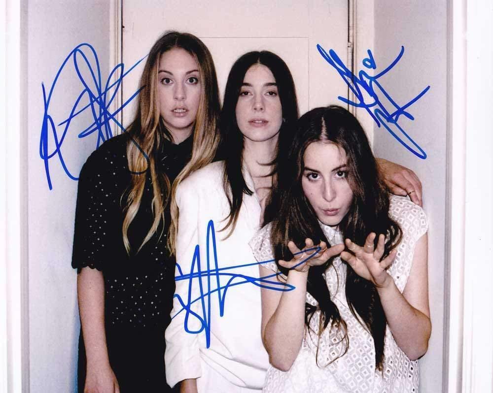 Haim Band Este,Danielle,Alana SIGNED AUTOGRAPHED 10 X 8