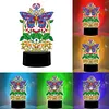 DIY Diamond Painting 7 Color Night Light Lamp Home Decoration Ornament Gift Kit(Butterfly)