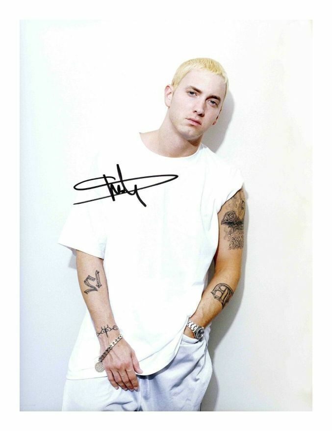 EMINEM AUTOGRAPH SIGNED PP Photo Poster painting POSTER