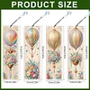 8Pcs Heißluftballon - 5d DIY Handwerk Lesezeichen