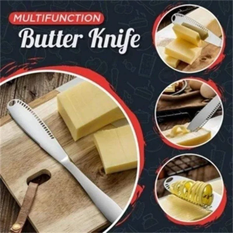 3 in 1 Stainless Steel Butter Knife