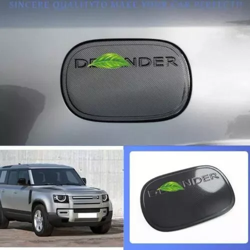 Dronehint For Land Rover Defender 2020~24 Carbon Fiber Steel Exterior Fuel Tank Cap Cover (For: Land Rover) Parts