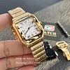 Cartier Santos Medium Yellow Gold with White Dial (35mm) Super clone
