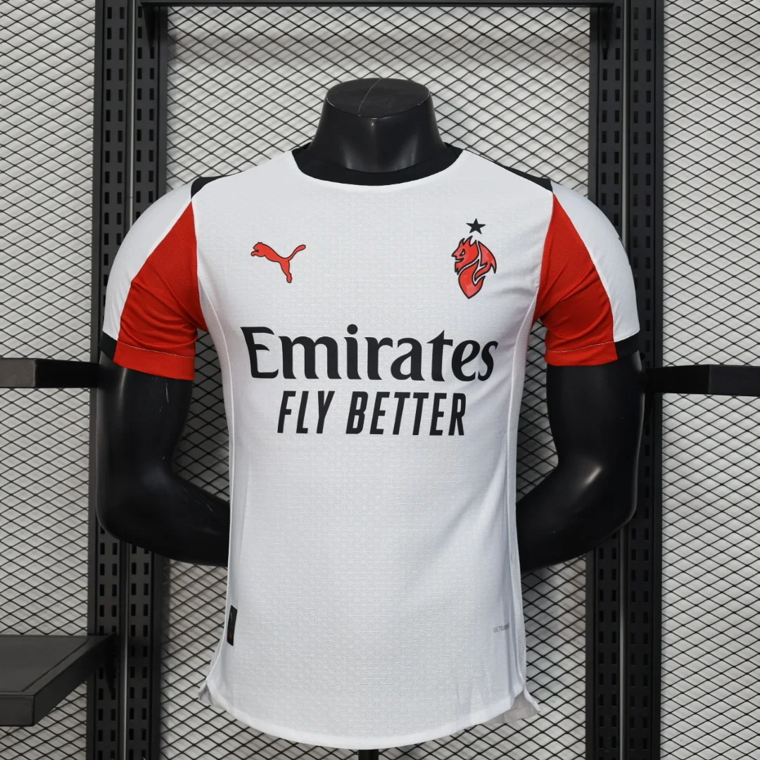 2025/26 Player Version AC Milan Away 01 Football Jersey