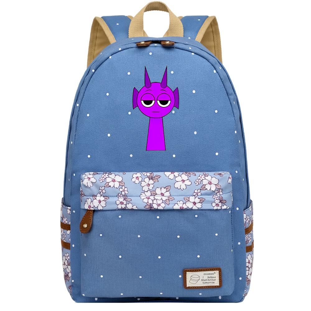 Mayoulove Sprunki Backpack Lightweight Design with Multiple Pockets for School Adventures-Mayoulove