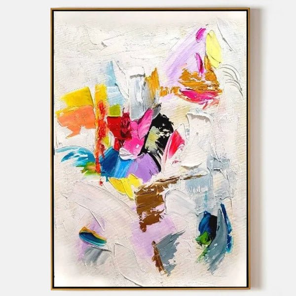 Arabelart AR072 Abstract Oil Painting Gallery Framed Canvas Art - Hand-Painted