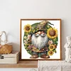 Diamond Painting -DIY Round Drill Sunflower Gnome