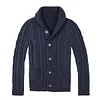 2023 Men's Single Breasted Pocket Cardigan Sweater