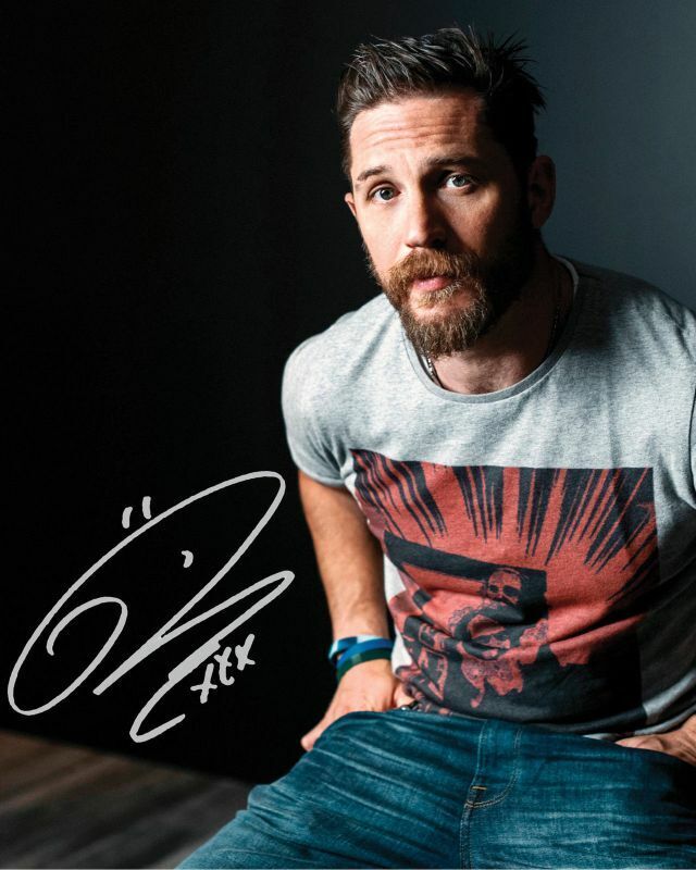 Tom Hardy Autograph Signed Photo Poster painting Print