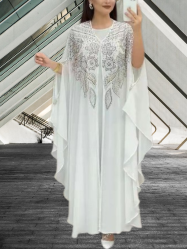 Women with Sequin Bat Sleeve Dress | Oxredo Shop Ramadan Sale