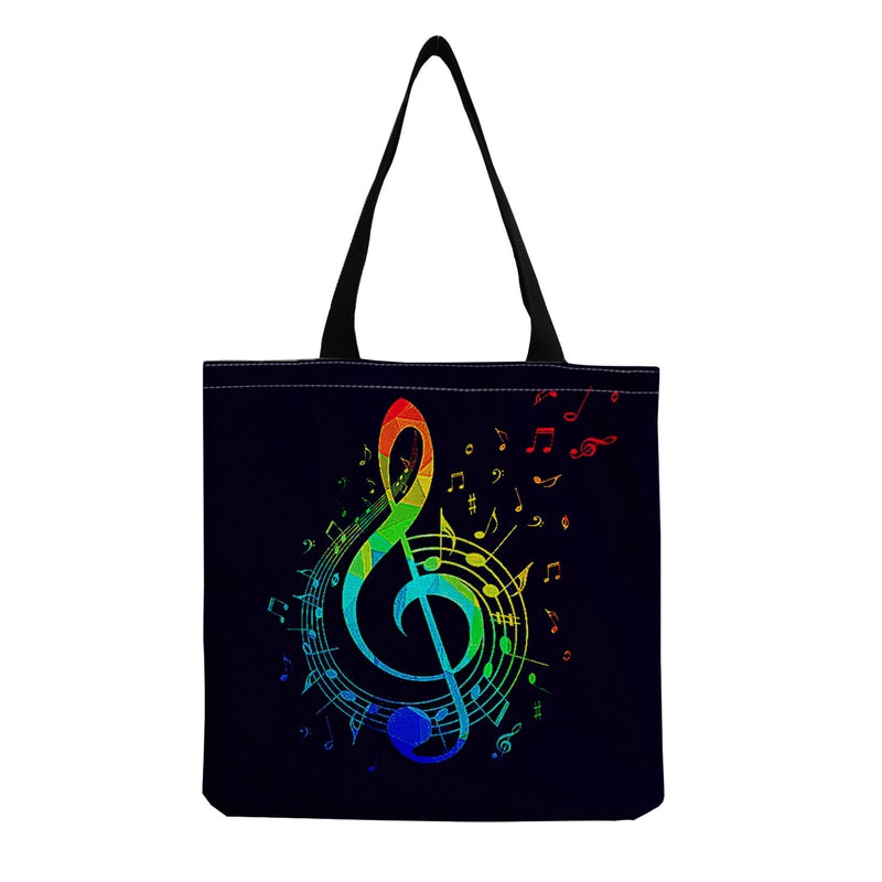 Source Piano Printed Casual Bag Harajuku Style Fashion Shoulder Bag Student Large Capacity Handbag