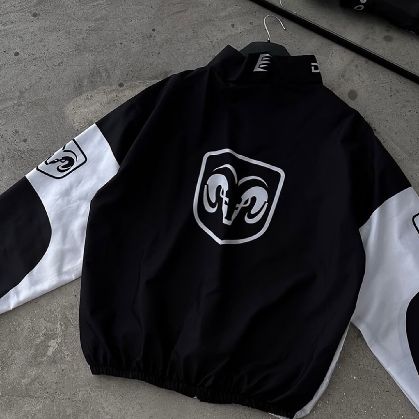 Unisex Classic Team Logo Retro Racing Jacket