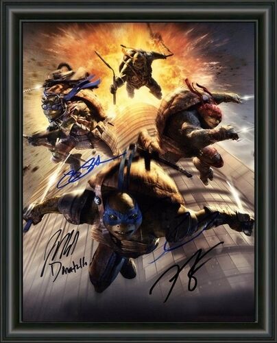 Teenage Mutant Ninja Turtles - A4 SIGNED AUTOGRAPHED Photo Poster painting POSTER -  POSTAGE