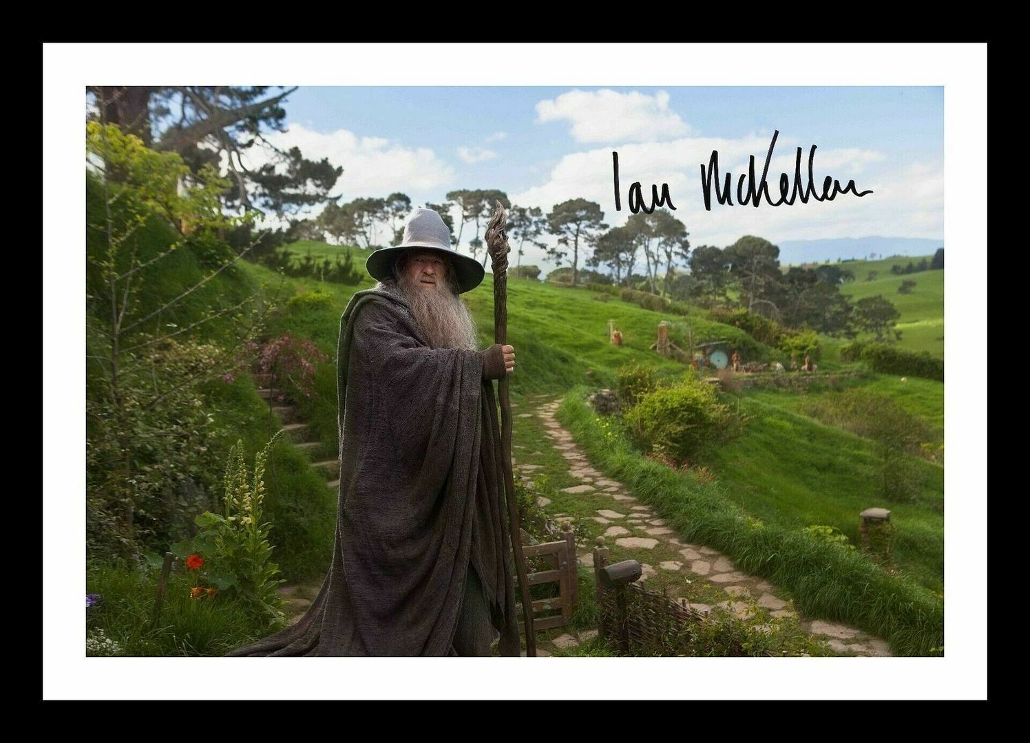 Ian McKellen - Lord Of The Rings Autograph Signed & Framed Photo Poster painting 1