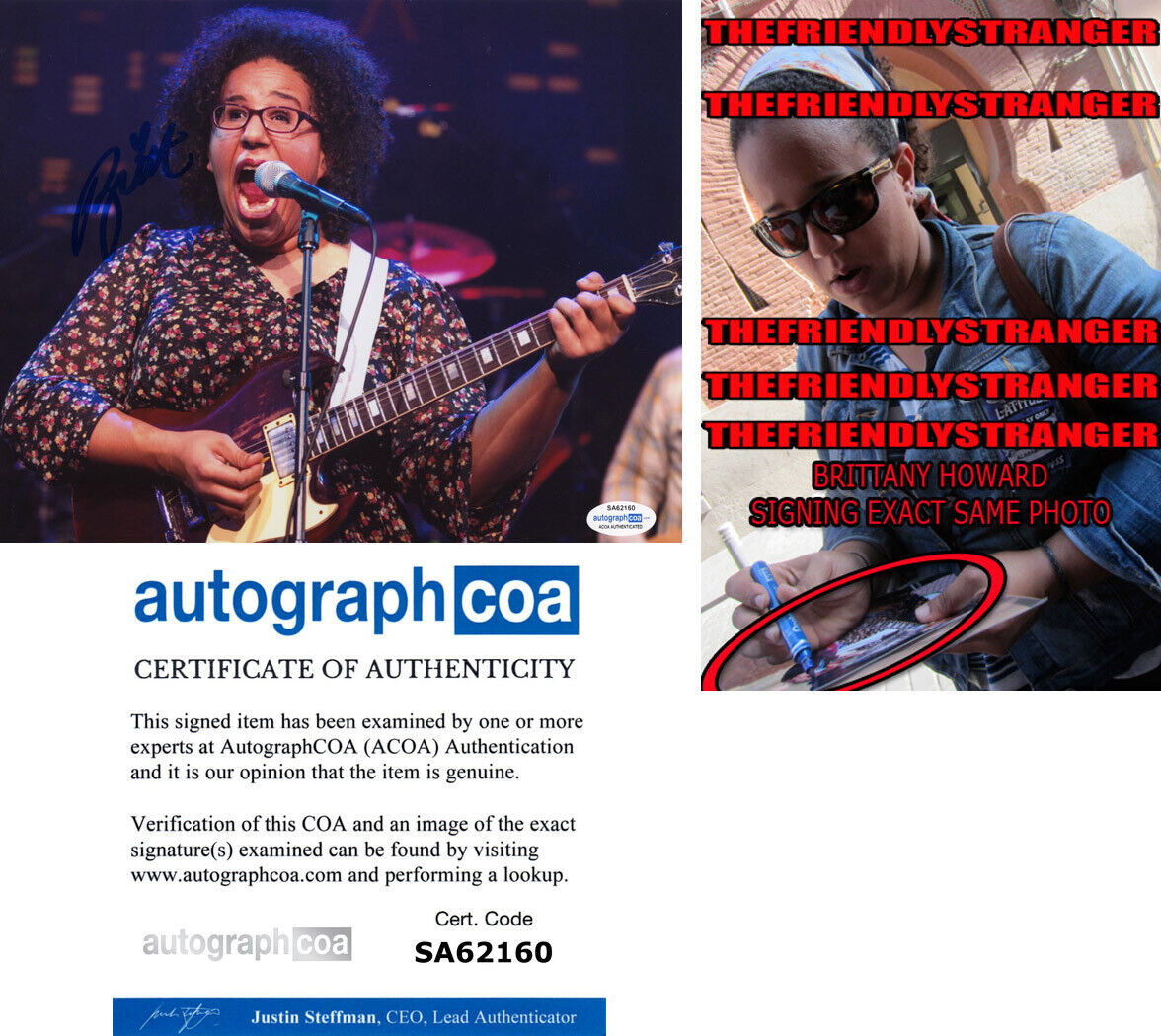 BRITTANY HOWARD signed ALABAMA SHAKES