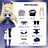 [Wetrose] In Stock Doki Bird Dokibird Nijisanji EN Vtuber Selen Tatsuki Niji New Outfit Cosplay Costume Hat Full Set