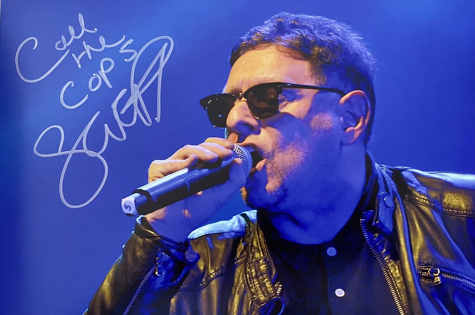 Shaun Ryder Genuine Hand Signed Happy Mondays 12x8 Photo Poster painting 2