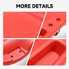 Auto Dynasty Universal 38" L X 20" W Red Lightweight Rolling Mechanic Creeper Seat Repair Tool for Car Vehicle Home Warehouse