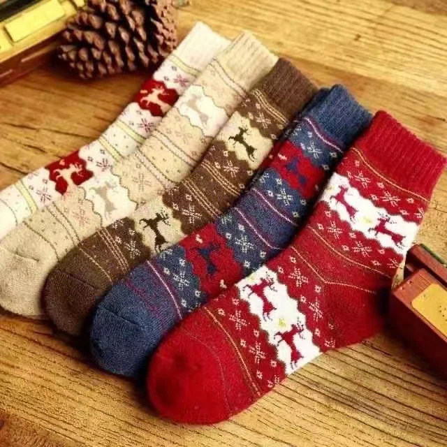 Women's Christmas Gift Warm Cute Socks