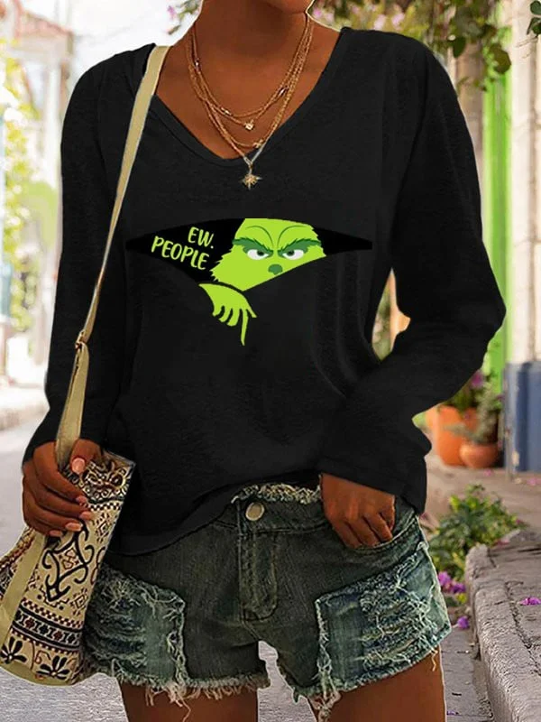 Women's EW People The Ginch Print Top
